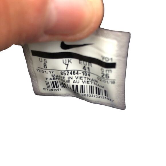 Rare 2017 nike zoom evidence 'White varsity royal' size 8 - Picture 3 of 16